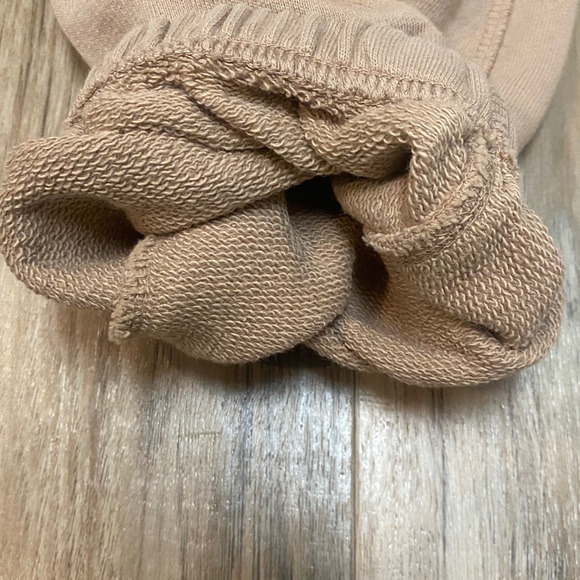 PACT ORGANIC NWOT 100% COTTON TERRY JOGGER PANT TAN BEIGE POCKETS WOMENS SZ MED - Picture 13 of 13